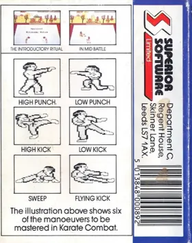 Karate Combat (19xx)(Superior - Sykes, Martin)[h TSTH] box cover back